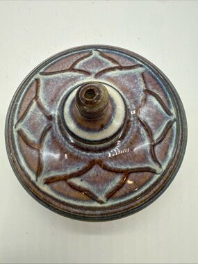 Bill Campbell Pottery Oil Lamp Burner